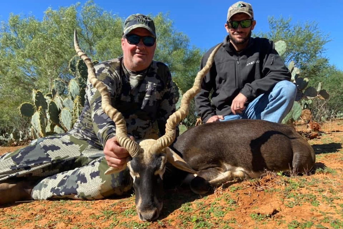Trophy exotic taken with Rockin' B Outdoors