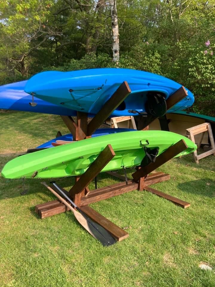 Free to use kayak, canoes