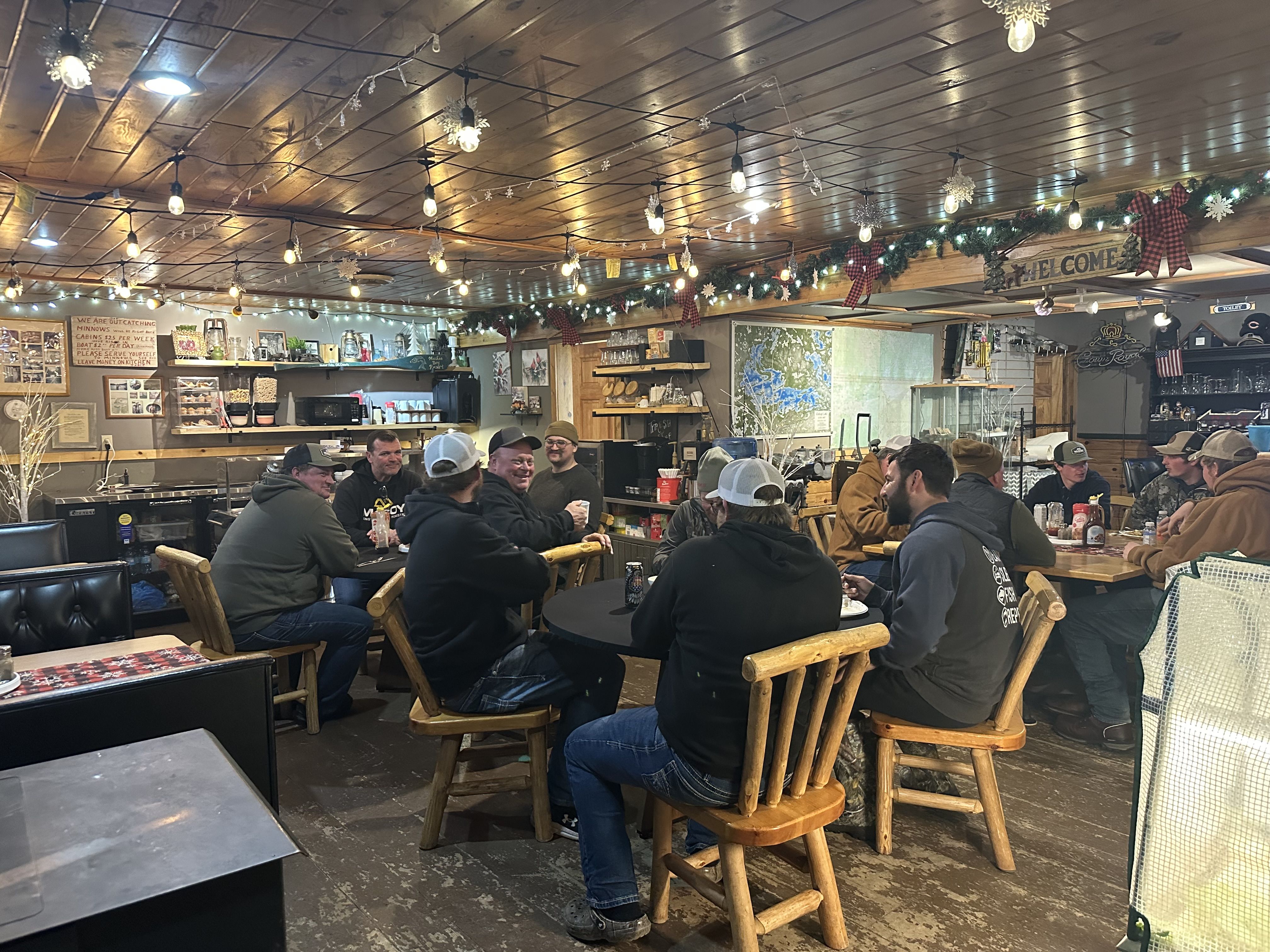 Lodge buffet breakfast and dinner